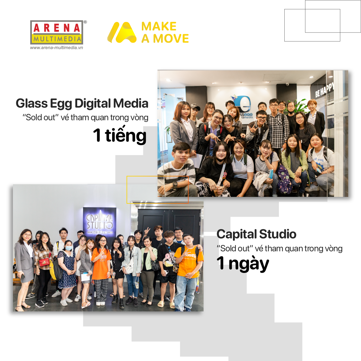 Chuyến tham quan Capital Studio và Glass Egg Digital Media: "Cơn sốt" vé và những cơ hội nghề nghiệp tương lai