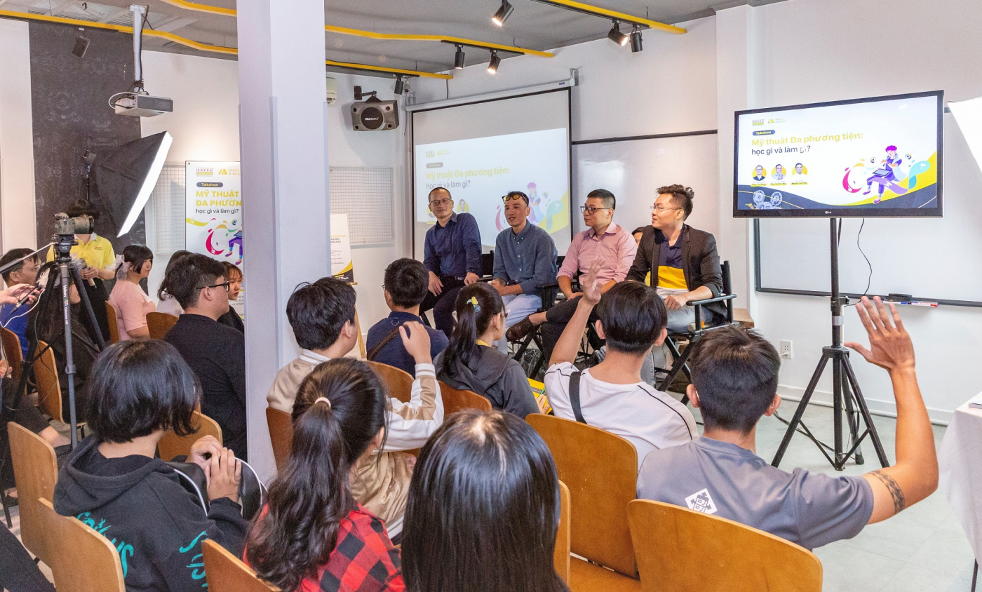 Một ngày nhập vai Multimedia Designer của các bạn trẻ tại ngày hội Arena Open Day 2020