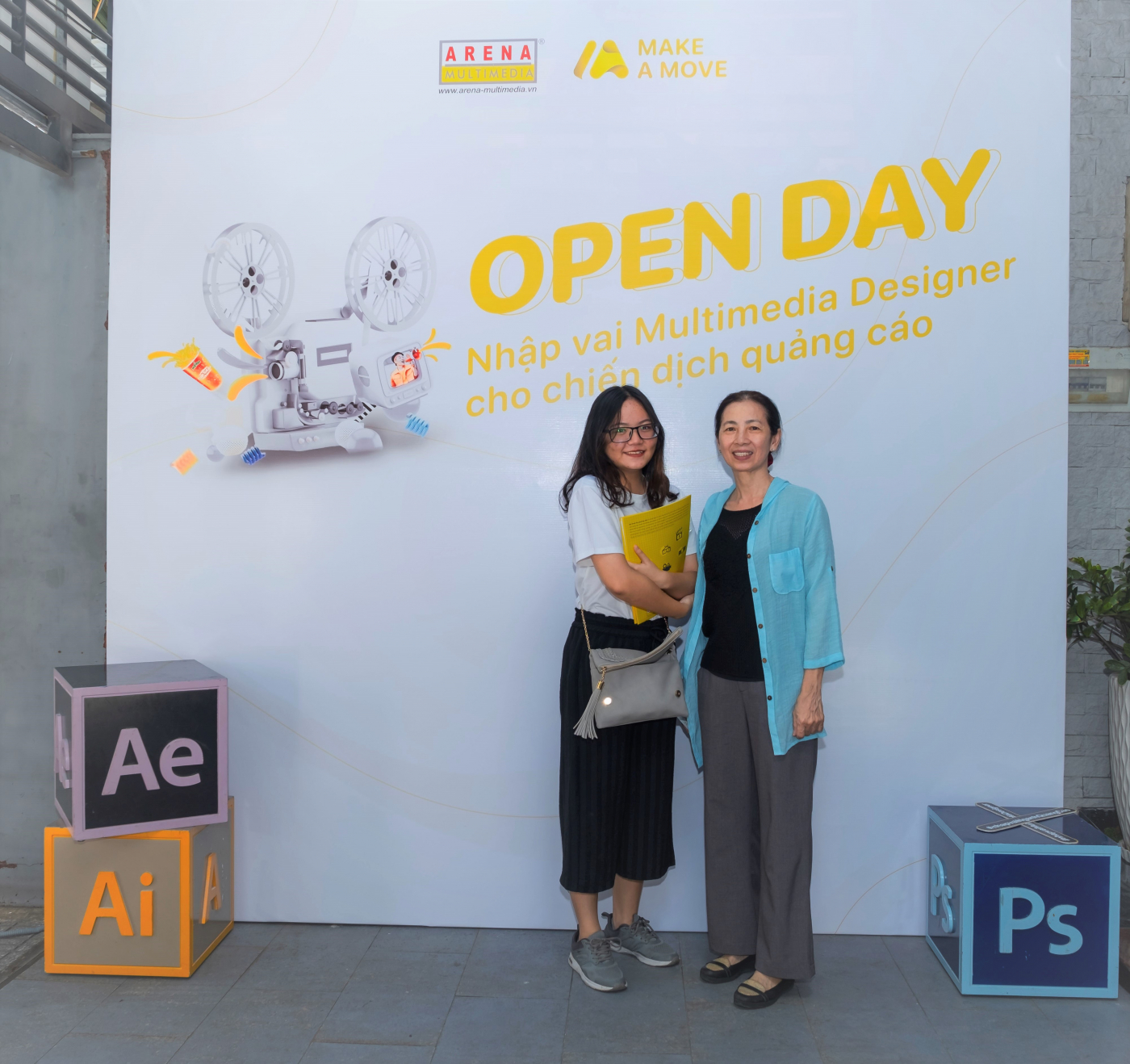 Một ngày nhập vai Multimedia Designer của các bạn trẻ tại ngày hội Arena Open Day 2020