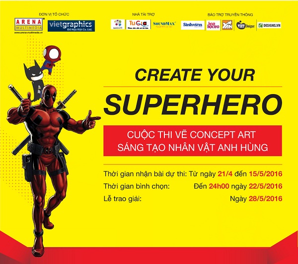 Các cuộc thi thiết kế, sáng tạo của Arena Multimedia Các cuộc thi thiết kế, sáng tạo của Arena Multimedia