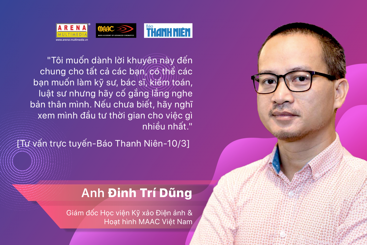 Giúp bạn chọn nghề Thiết kế - Làm phim - Kỹ xảo điện ảnh - Hoạt hình