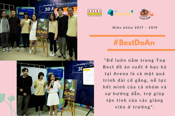 Cánh Cam Team và hành trình chinh phục 5 đồ án điểm cao tại nhà chung Arena Multimedia