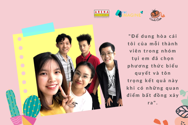 Cánh Cam Team và hành trình chinh phục 5 đồ án điểm cao tại nhà chung Arena Multimedia