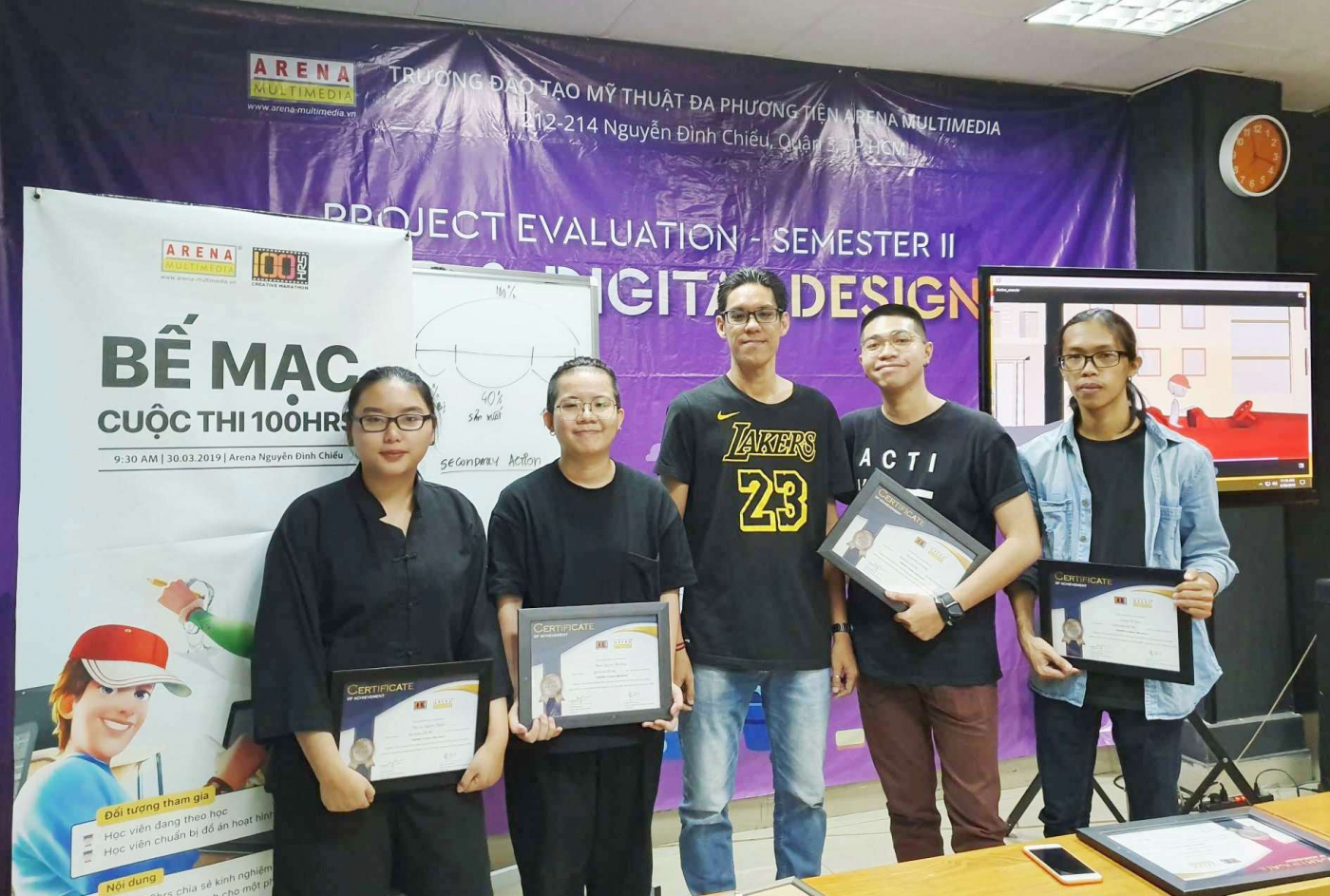 Nhóm học viên Arena và giải thưởng Best Animation trên đấu trường Quốc tế Nhóm học viên Arena và giải thưởng Best Animation trên đấu trường Quốc tế