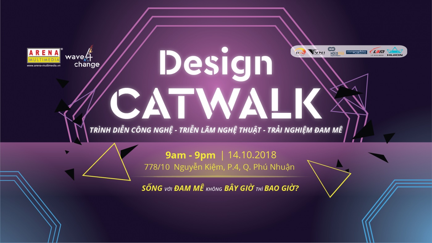 [HCM-14.10.2018] Thông tin đối tác công nghệ tại ngày hội Design Catwalk