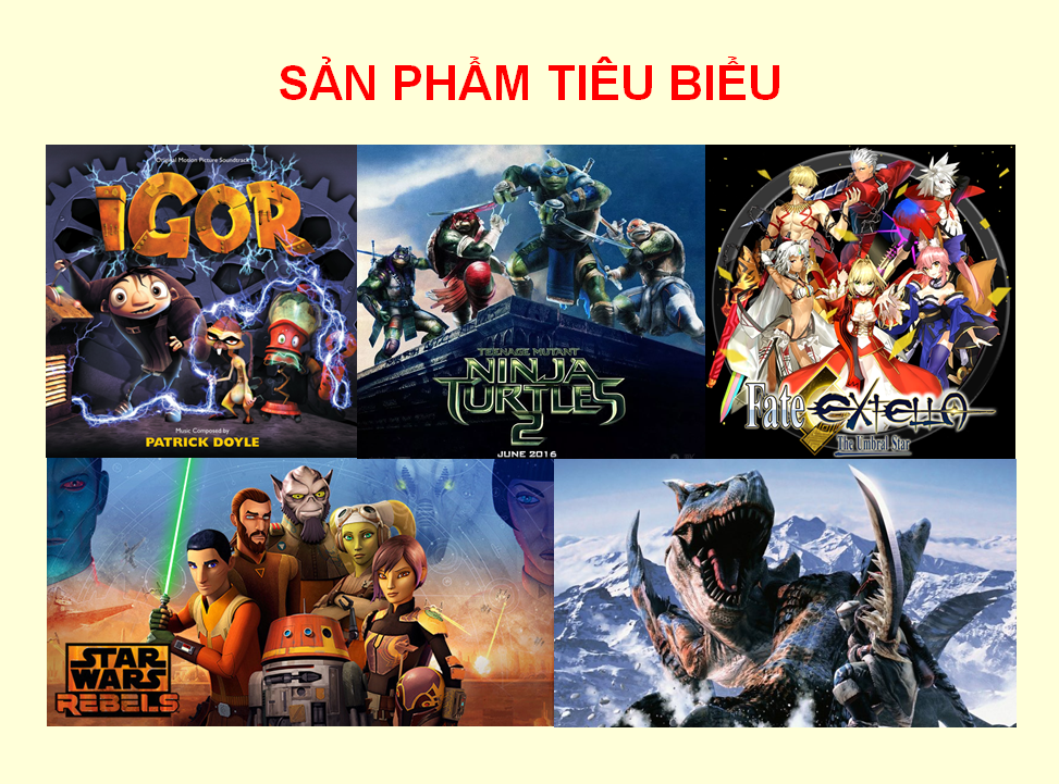 Sản phẩm 3D tiêu biểu