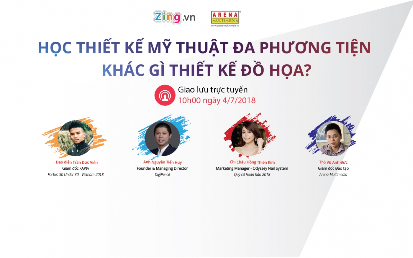 Giao lưu Trực tuyến: Học Thiết kế Mỹ thuật Đa phương tiện khác gì Thiết kế Đồ họa? Giao lưu Trực tuyến: Học Thiết kế Mỹ thuật Đa phương tiện khác gì Thiết kế Đồ họa?