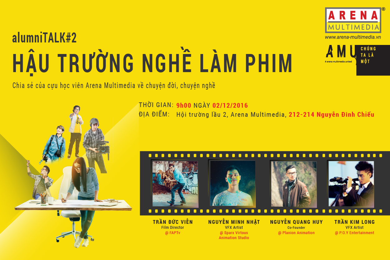 alumniTALK #2: HẬU TRƯỜNG NGHỀ LÀM PHIM alumniTALK #2: HẬU TRƯỜNG NGHỀ LÀM PHIM