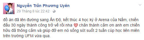 Những mảnh ghép cảm xúc của Arenaites trước Lễ Tốt Nghiệp 16/9/2016 Những mảnh ghép cảm xúc của Arenaites trước Lễ Tốt Nghiệp 16/9/2016