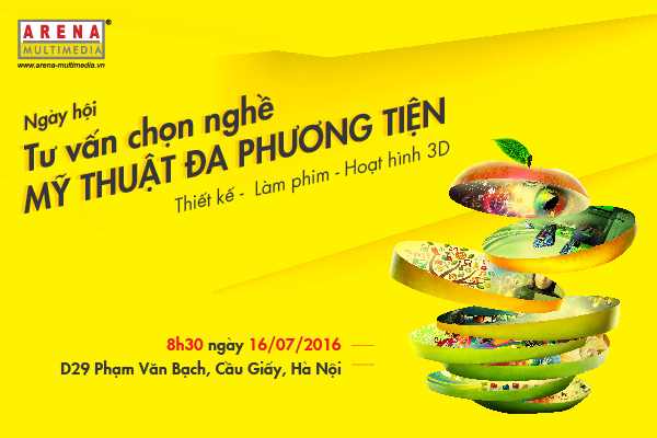 Ngày hội trải nghiệm, Tư vấn chọn nghề Mỹ thuật Đa phương tiện arena-multimedia-ngay-hoi-tuyen-sinh
