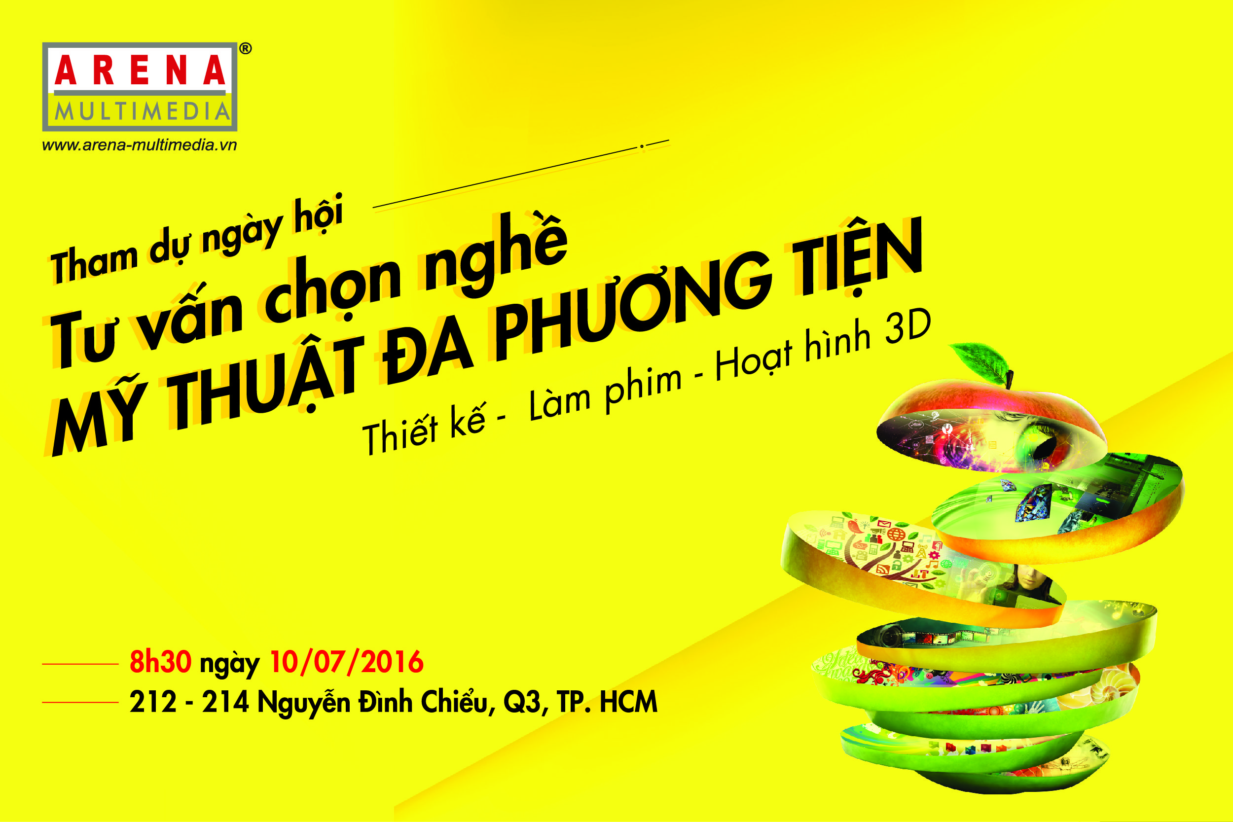 Ngày hội: Tư vấn chọn nghề Mỹ thuật Đa phương tiện