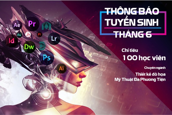 Arena Multimedia: Tuyển sinh khóa Thiết kế Đồ họa & Mỹ thuật Đa phương tiện tháng 06/2016