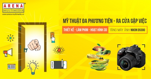 Arena Multimedia tuyển sinh 2016-5 Mỹ thuật Đa phương tiện: Hướng tới tương lai 2020