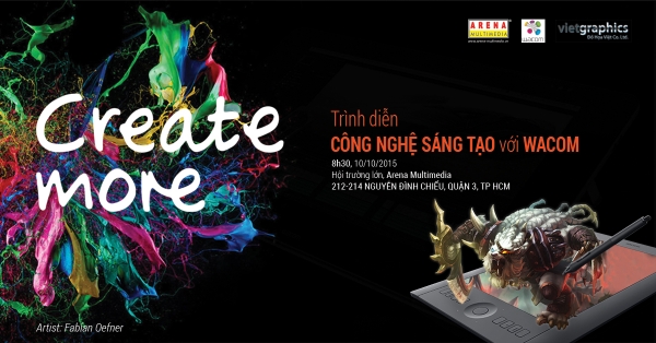 Multimedia Talk: Trình diễn Công nghệ sáng tạo với WACOM Multimedia Talk: Trình diễn Công nghệ sáng tạo với WACOM