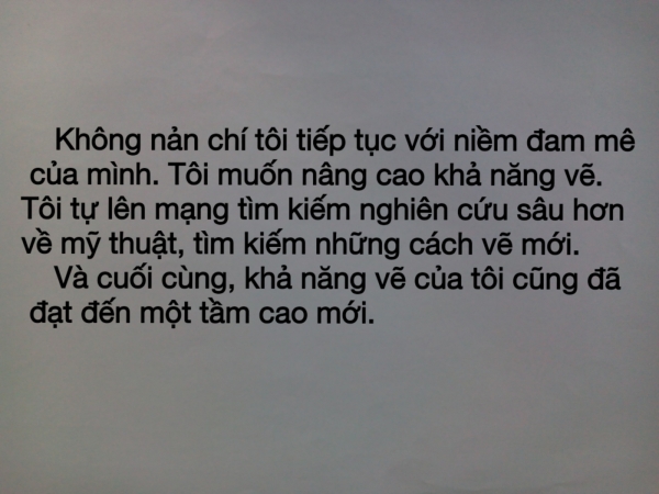 Bài dự thi Chắp cánh Đam mê: Kẻ thắng, người thua hơn nhau ở ý chí Bài dự thi Chắp cánh Đam mê: Kẻ thắng, người thua hơn nhau ở ý chí
