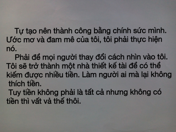 Bài dự thi Chắp cánh Đam mê: Kẻ thắng, người thua hơn nhau ở ý chí Bài dự thi Chắp cánh Đam mê: Kẻ thắng, người thua hơn nhau ở ý chí