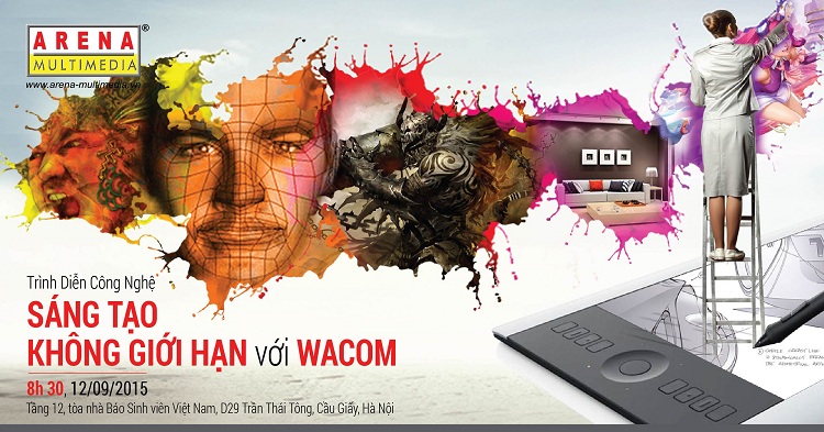 Trình diễn công nghệ sáng tạo không giới hạn với Wacom