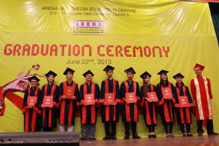 TP.Hồ Chí Minh: Arena Mutimedia trao bằng tốt nghiệp cho 256 tân khoa