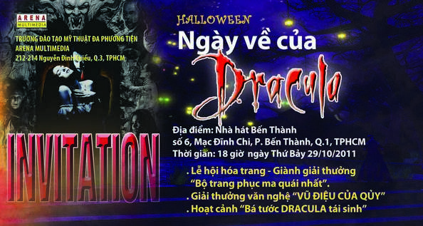 Halloween tai Arena Multimedia - Ngày về của Dracula