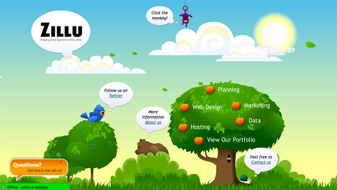 Độc đáo với 30 thiết kế web có ý tưởng 'điên rồ' arena-multimedia-30-y-tuong-web