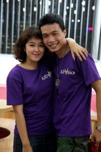 Tạo dáng chuyên nghiệp cùng thí sinh AJC Voice
