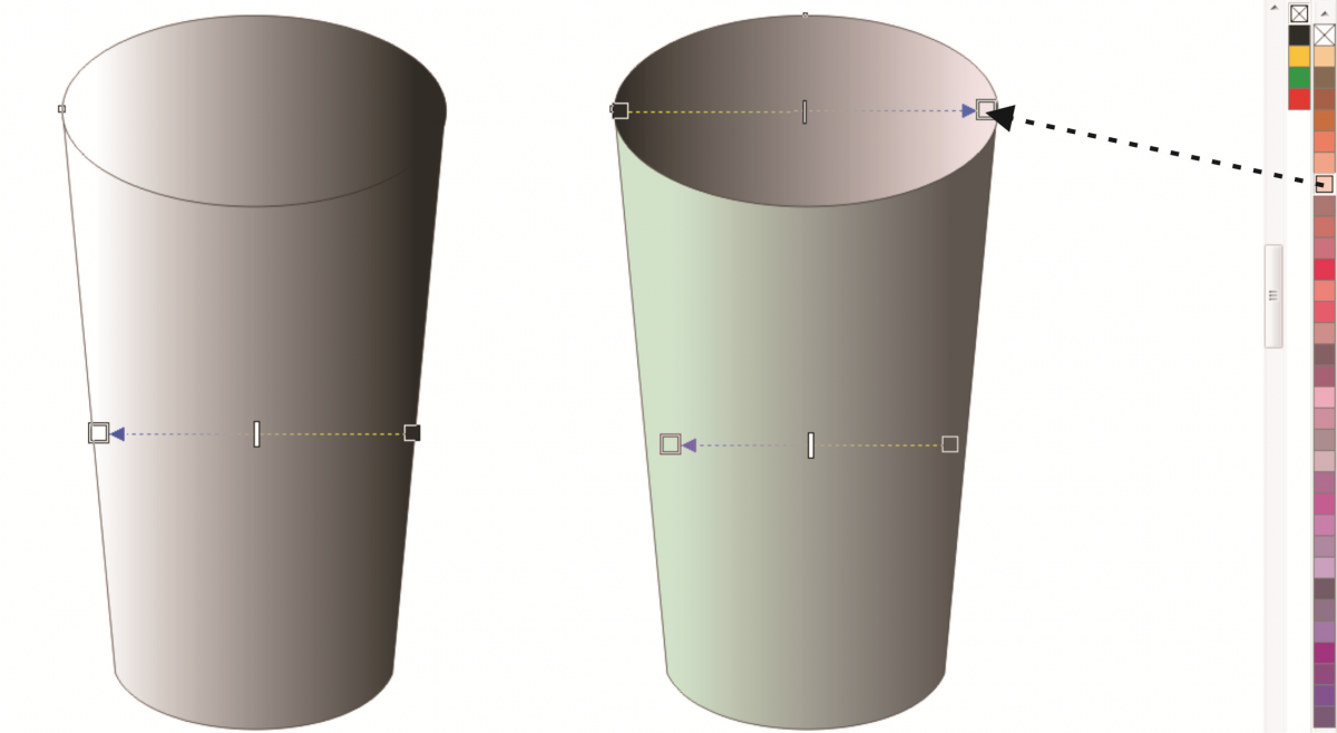 Biến tấu các hình chữ nhật và ellip với Coreldraw – Tô màu chuyển sắc