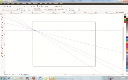 Vẽ phối cảnh với Coreldraw – Sử dụng đường đễn để tạo các điểm hội tụ