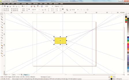 Vẽ phối cảnh với Coreldraw – Sử dụng đường đễn để tạo các điểm hội tụ