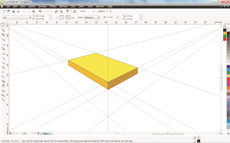 Vẽ phối cảnh với Coreldraw – Sử dụng đường đễn để tạo các điểm hội tụ