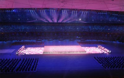 Bữa tiệc của âm thanh và sắc màu tại lễ khai mạc Olympics Bắc Kinh