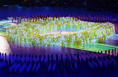 Bữa tiệc của âm thanh và sắc màu tại lễ khai mạc Olympics Bắc Kinh