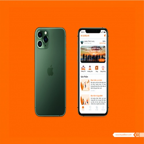 Thiết kế giao diện app bảo hiểm "Insure Life"