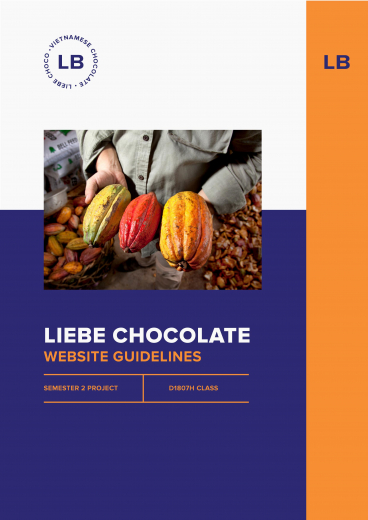 Thiết kế giao diện LIEBE CHOCOLATE