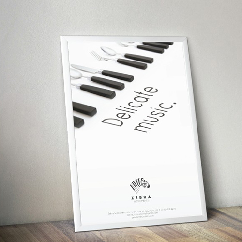 Bộ nhận diện thương hiệu Zebra Instruments