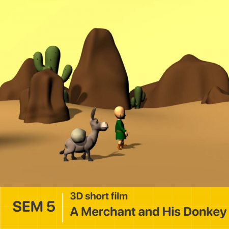 A Merchant and His Donkey - 3D Animation