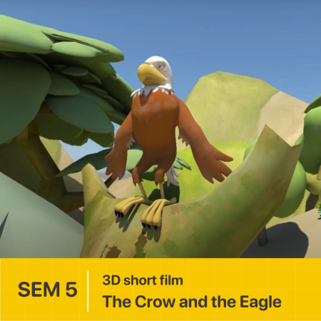 The Crow and the Eagle - 3D short film