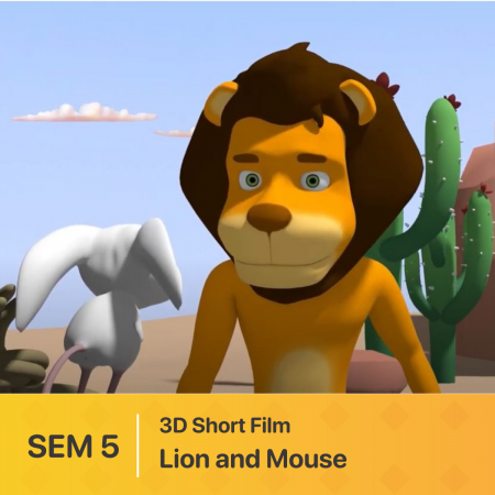 Lion and Mouse - 3D Short Film