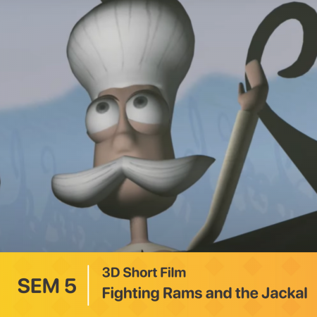 Fighting Rams and the Jackal - 3D short film