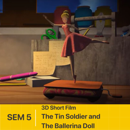 The Tin Soldier and The Ballerina Doll - 3D Short Film