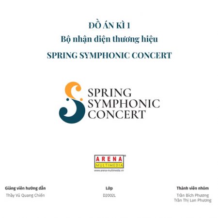 Bộ nhận diện thương hiệu Spring Symphonic Concert