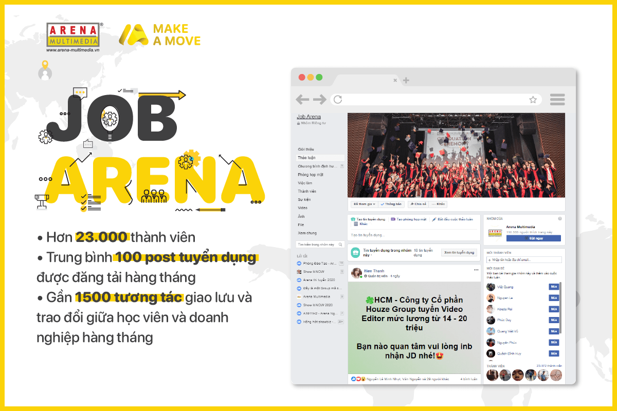 Trung tâm dạy Thiết kế đồ họa tại Hà Nội hàng đầu - Arena Multimedia