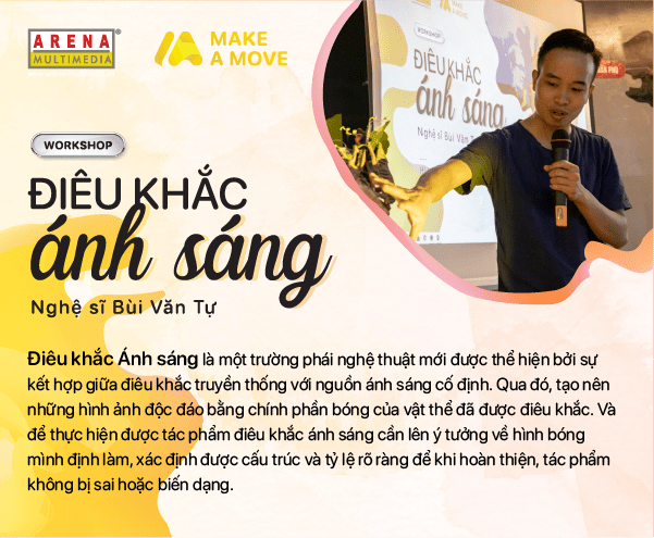 Khám phá nghệ thuật Điêu khắc Ánh sáng độc đáo của nghệ nhân 9X