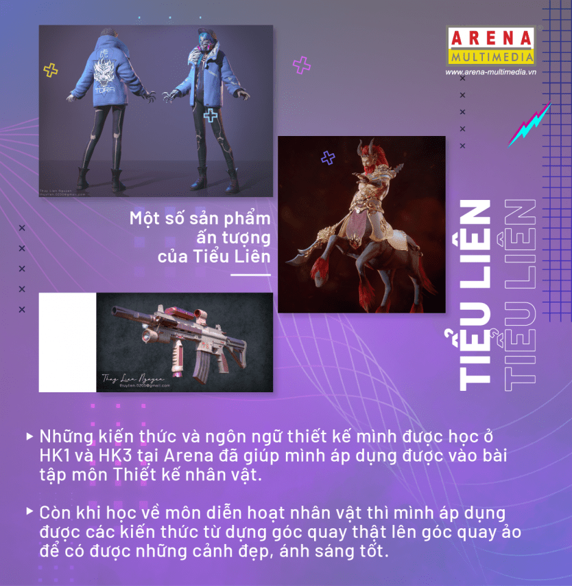 Arena Multimedia bước đệm cho sự bền bỉ của cô nàng Tiểu Liên - Du học sinh Thủ khoa ngành Game Art