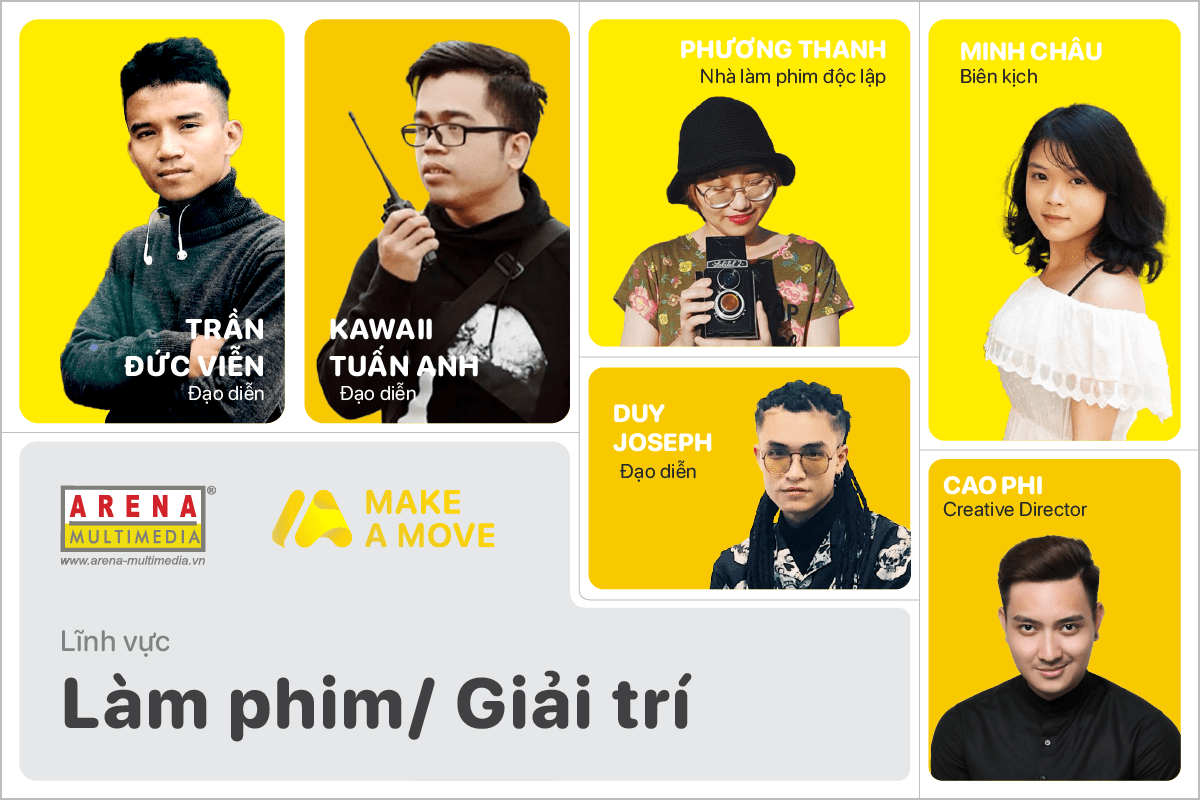 Gương mặt nổi bật của arena trong lĩnh vực giải trí