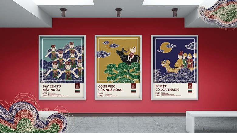 Bộ poster nhận diện thương hiệu Chơi Rối của học viên Arena Multimedia