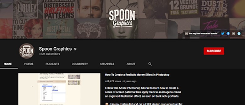 Channel Youtube Spoon Graphics dành cho người mới bắt đầu