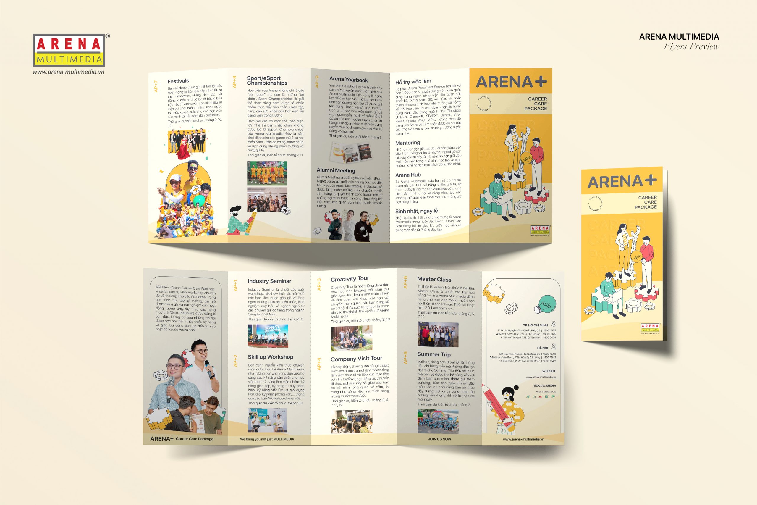 Arena+ (Arena Career Care Package): Gói chăm sóc kỹ năng nghề nghiệp toàn diện dành cho học viên Arena Multimedia
