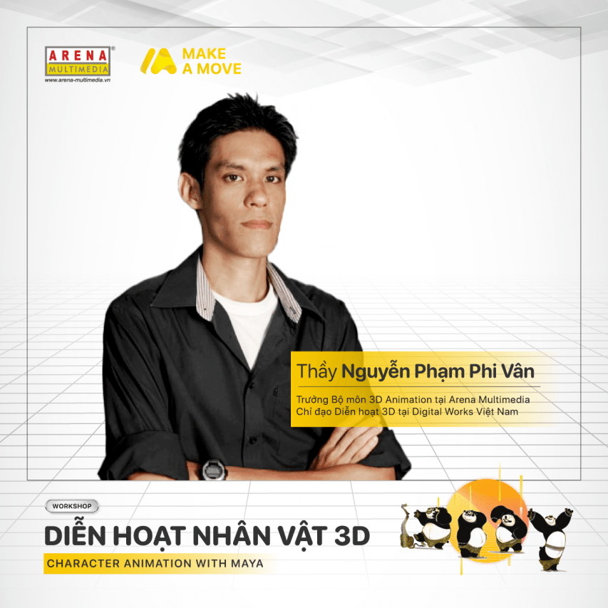 [HCM - 14.11] Workshop: Diễn hoạt nhân vật 3D (Character Animation with Maya)