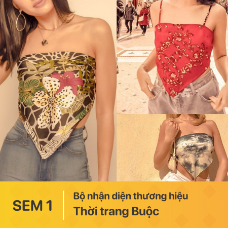 Thiết kế Bộ nhận diện thương hiệu thời trang Buộc