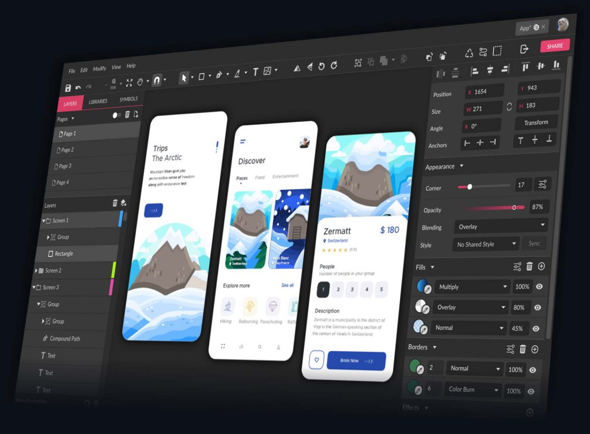 Phần mềm thiết kế đồ họa trên máy tính Gravit Designer 